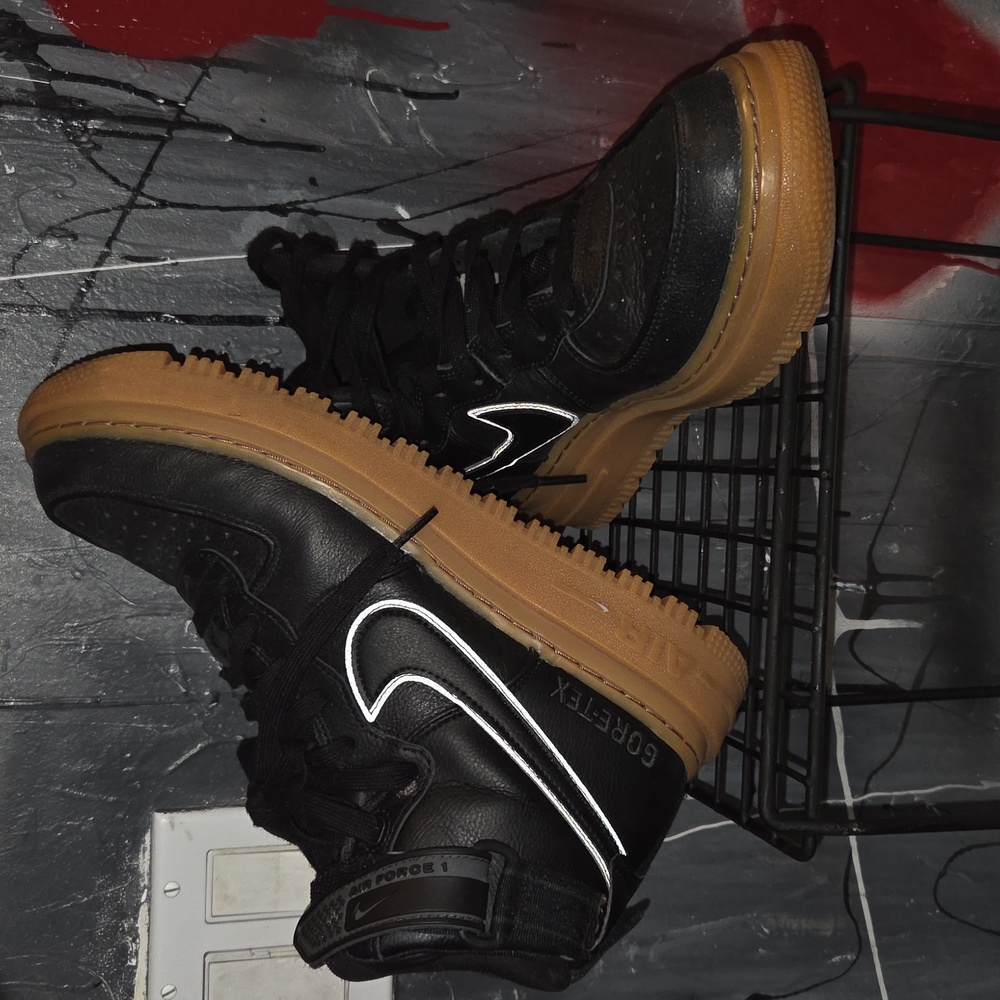 Women's Nike Black and Brown Athletic Shoes